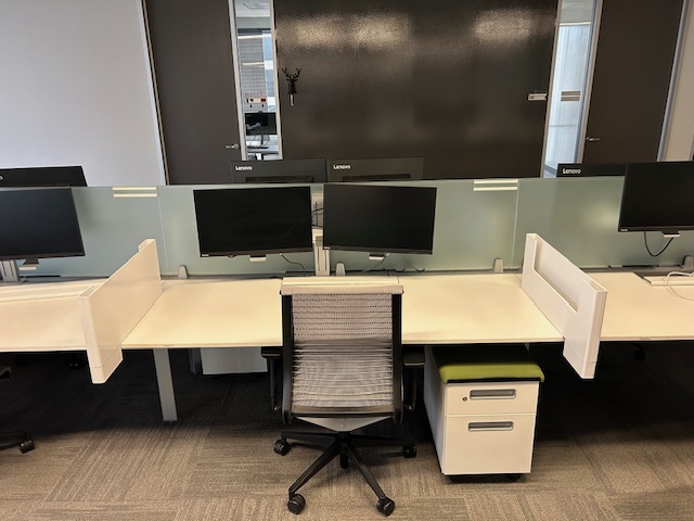 6’W Frame One Benching Desks