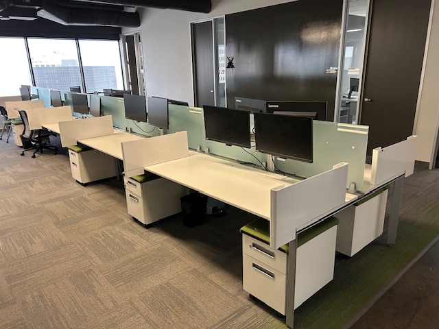 6’W Frame One Benching Desks
