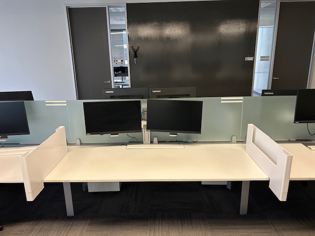 6’W Frame One Benching Desks