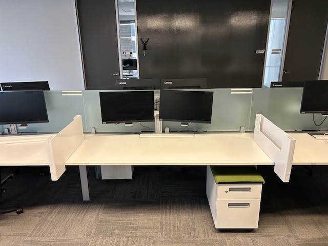 6’W Frame One Benching Desks
