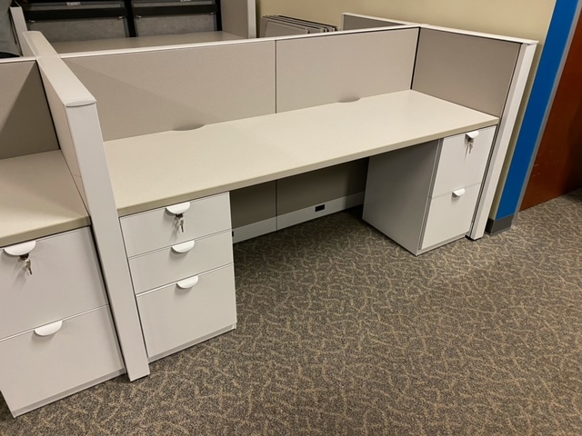 6’W x 2’D x 42″H Answer stations
