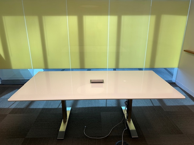 7’ x 42” Table w/power