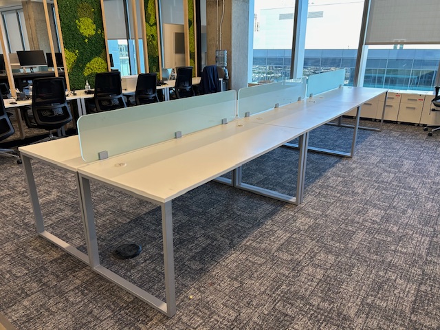 71”W x 29.5”D Benching Desks