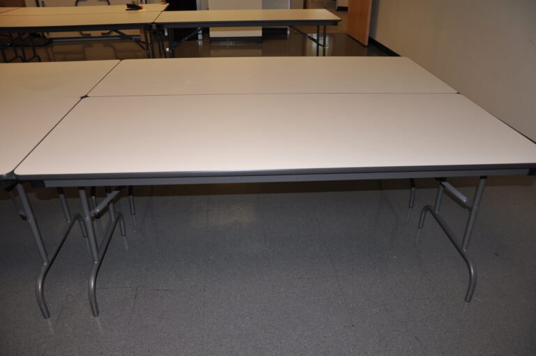 72″ x 30″ folding leg tables