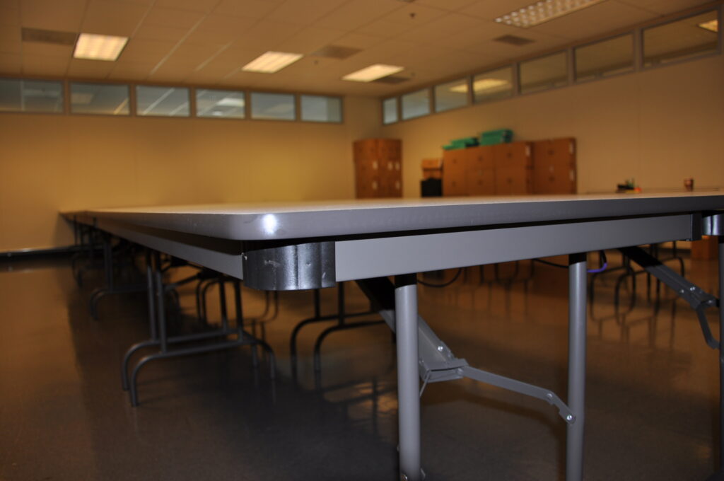 72″ x 30″ folding leg tables