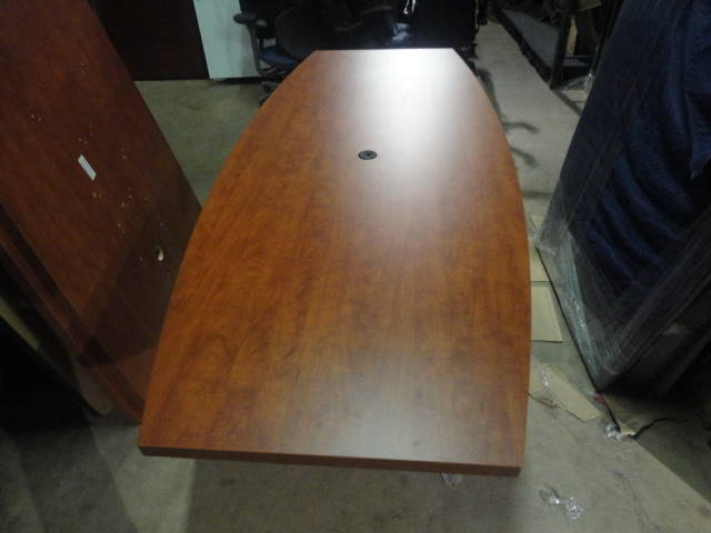 8′ x 42″ boat shape conference table