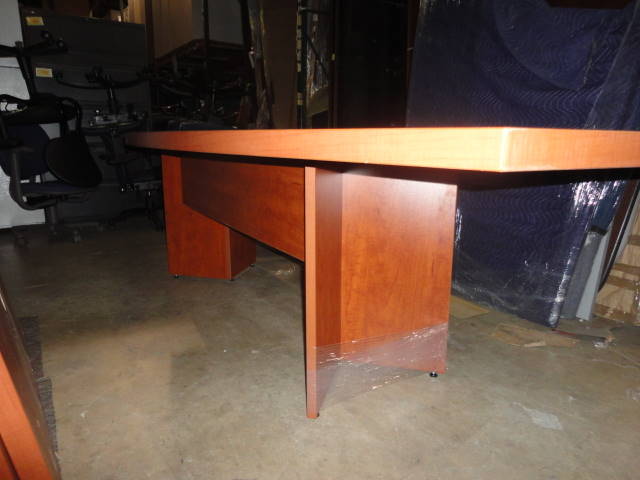 8′ x 42″ boat shape conference table