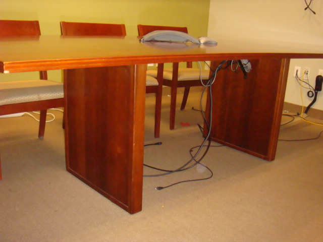 8′ x 42″ rectangular conference table