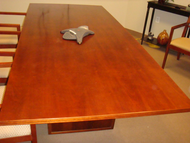8′ x 42″ rectangular conference table