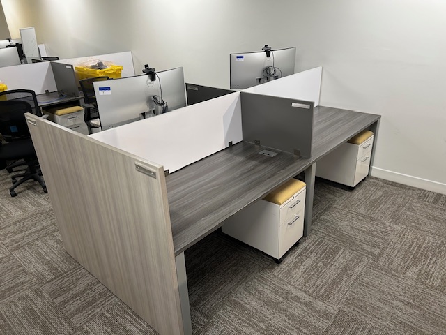 Allsteel Benching Desks 5’W
