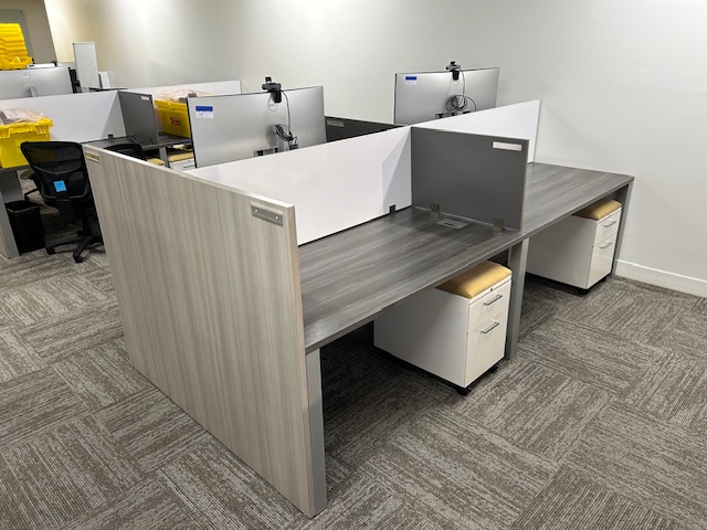 Allsteel Benching Desks 5’W