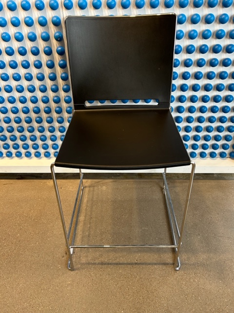 Black Counter Ht. Stool