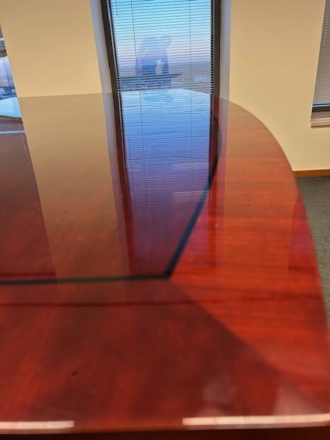 Bowed front Desk/Credenza set