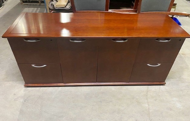 Desk & Storage Credenza