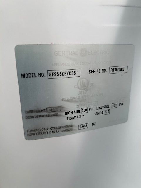 G.E. Refrigerator