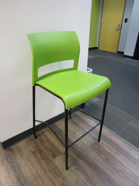 Green Breakroom Stools