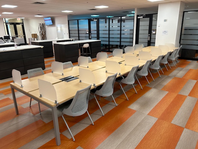 Herman Miller benching desks