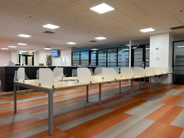 Herman Miller benching desks