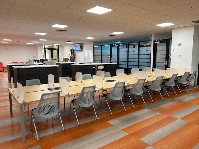 Herman Miller benching desks