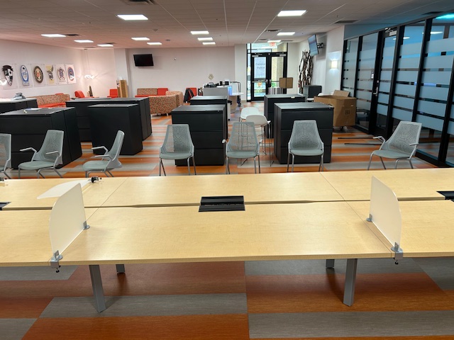 Herman Miller benching desks