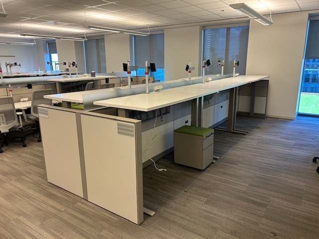 Herman Miller Canvas Benching desks
