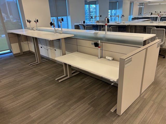 Herman Miller Canvas Benching desks