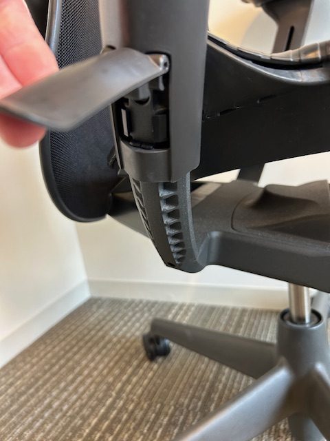 Herman Miller Mirra Chair-black mesh