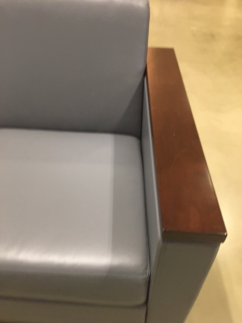 Kimball leather couch