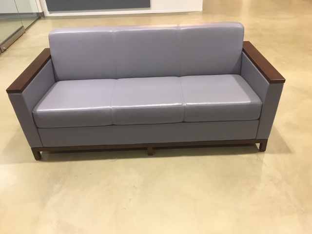 Kimball leather couch