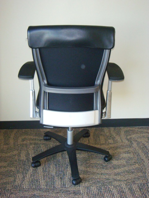 Knoll Life chair-black leather