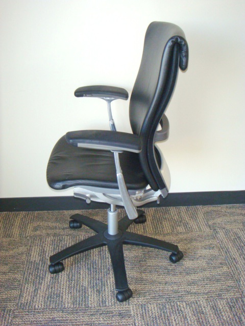 Knoll Life chair-black leather
