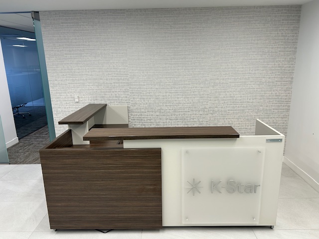 L Shape Receptionist Desk