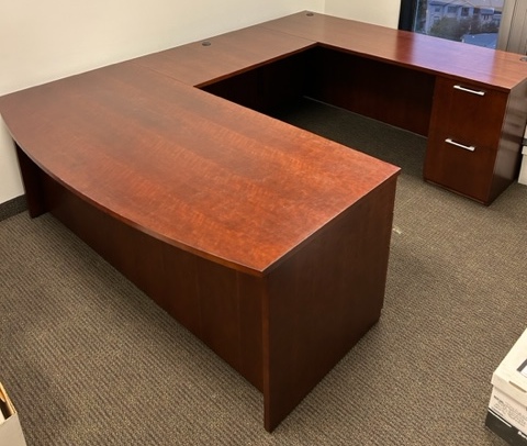 National Bowed Front U-shape desk