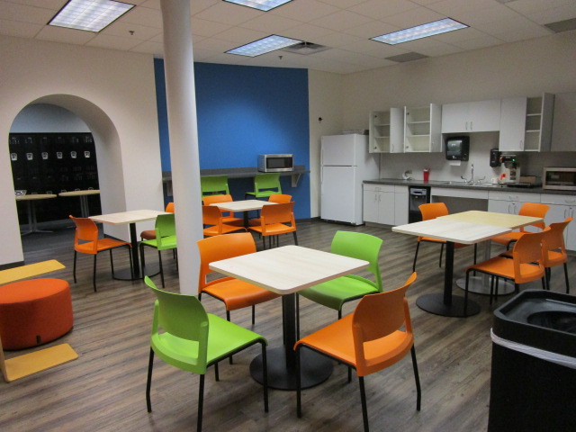 Orange Breakroom Chairs