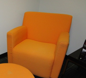 Orange Club Chair