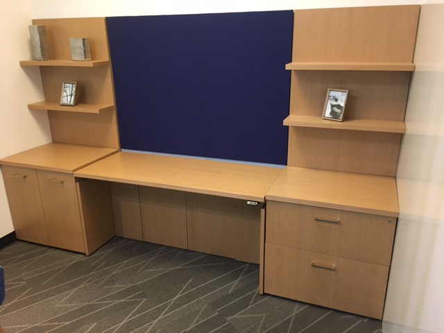 Sit/Stand office wall unit