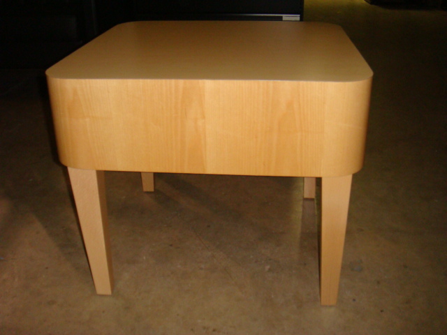 square maple end table