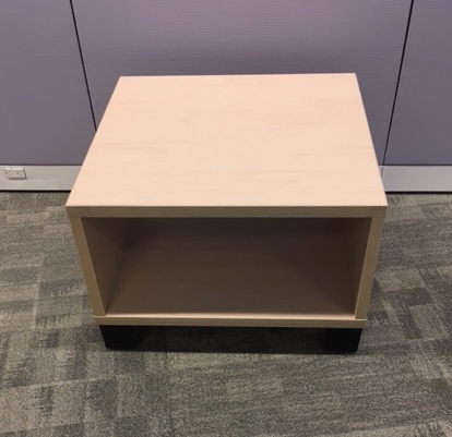 Square side table