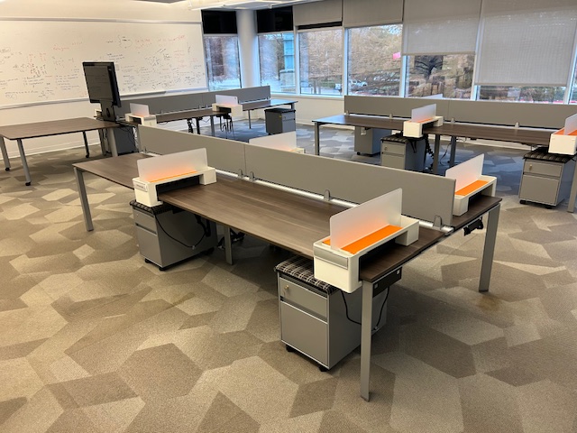 Steelcase Frame One Benching Desks