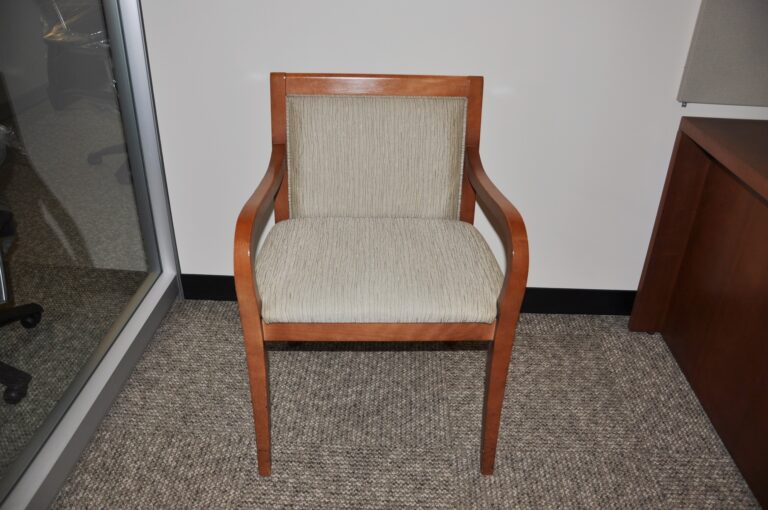 Steelcase side chair-gray fabric