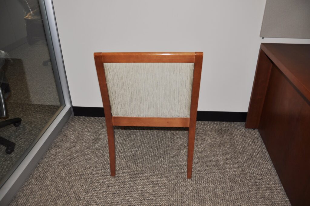Steelcase side chair-gray fabric