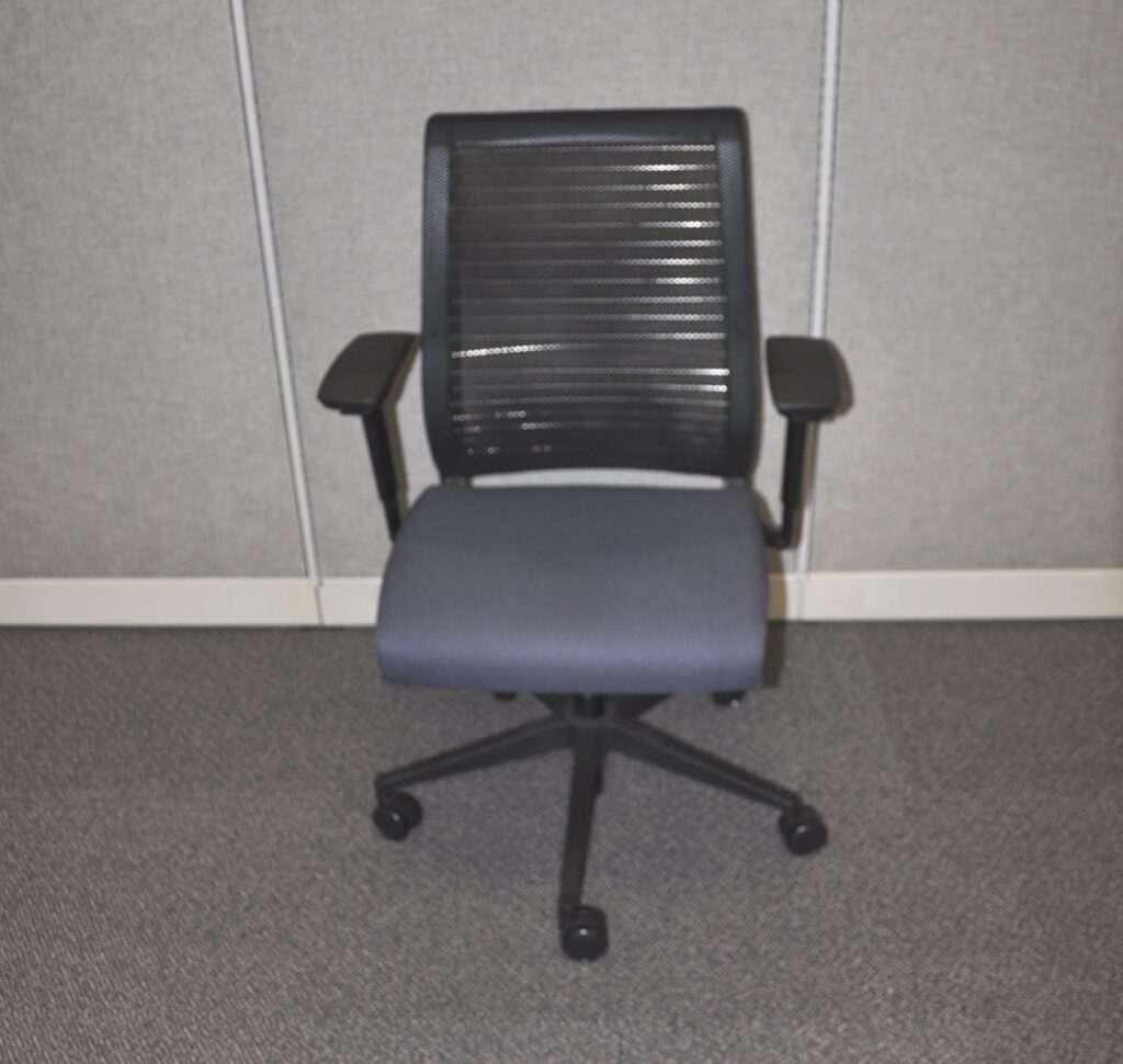 Steelcase Think Chair-blue fabric