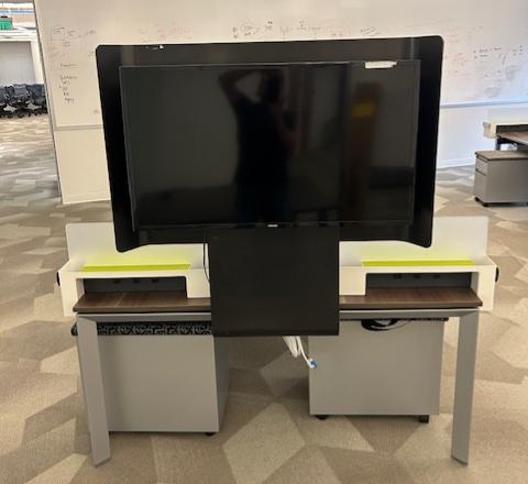 Steelcase TV mounts with Samsung TV