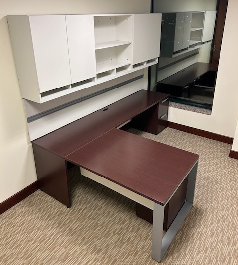 Teknion 6’ x 9’ L shape w/OH