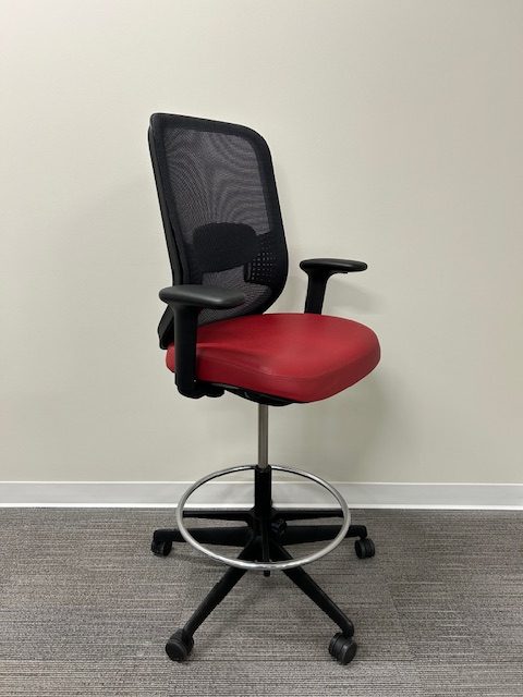 Teknion Projek stool-Red seat