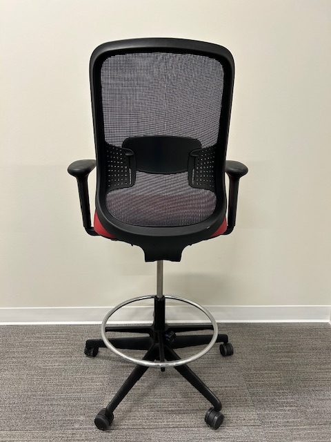 Teknion Projek stool-Red seat
