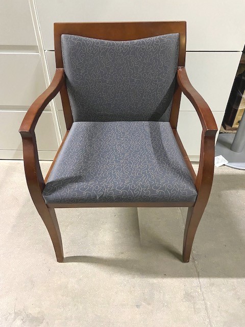 Wood frame guest chair