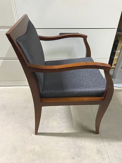 Wood frame guest chair