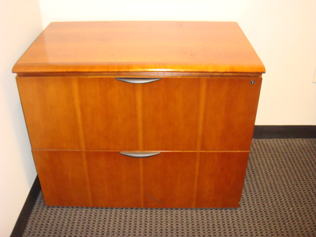 2 Drawer wood lateral — used filing for sale in DFW from Eggleston Office