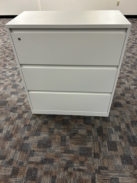 36”W 3 drawer lateral file — used filing for sale in DFW from Eggleston Office